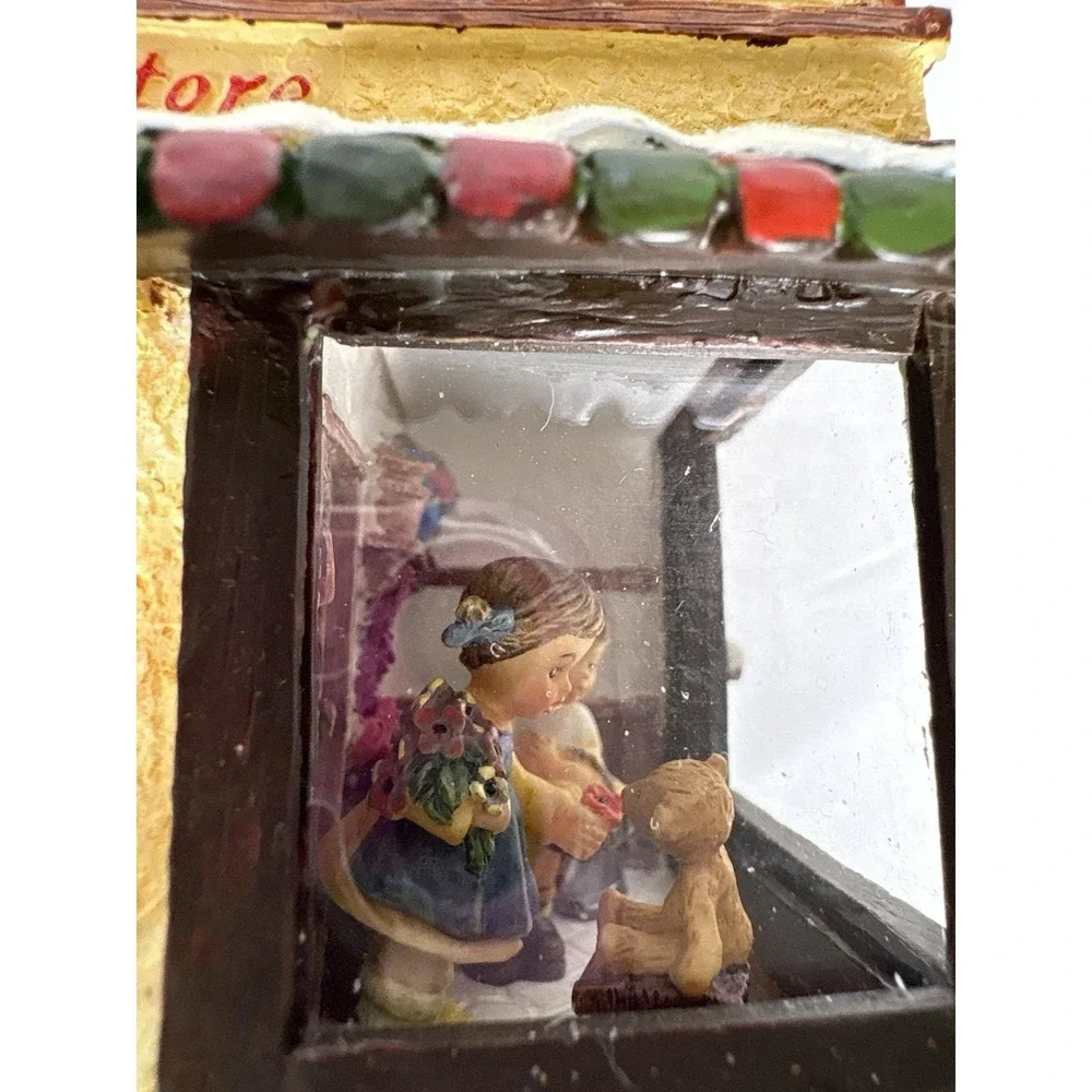 Berta Hummel Seasons In Bloom Florist Shoppe Christmas Village COA Lighted